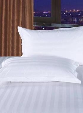 三件套宾馆养老院医院诊所单人床上用品白色加厚床单被套枕套全棉