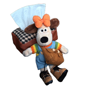 车载纸巾盒扶手箱抽纸盒汽车内装饰品车上用挂式高级感掌门狗摆件