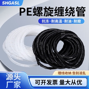 30MM电线绕线管包线管理线管束线缠线绕线缠绕带 缠绕管4