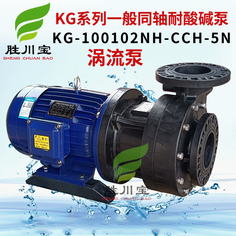胜川宝KG-100152NH-CCH-5N同轴涡流泵化工泵离心泵11KW排污泵