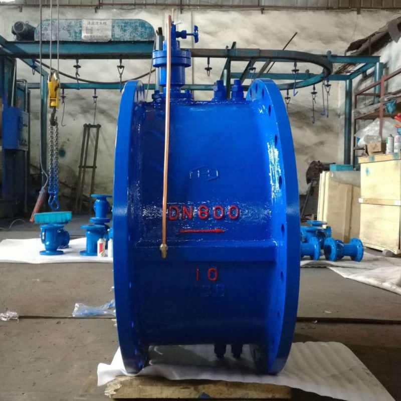 HH49X大口径微阻蝶式缓闭止回阀DN1000微阻缓闭式逆止阀DN500 900