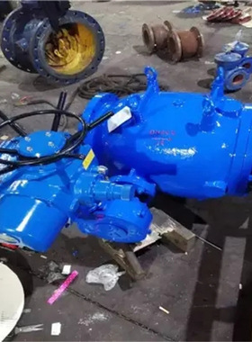 LHS941X-10C DN600常压活塞式多功能控制阀电动调流调压阀