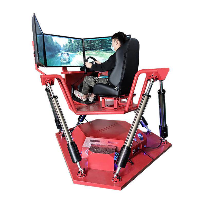 vr酒驾醉驾毒驾安全体验三轴/六轴三屏赛车仿真驾驶模拟器
