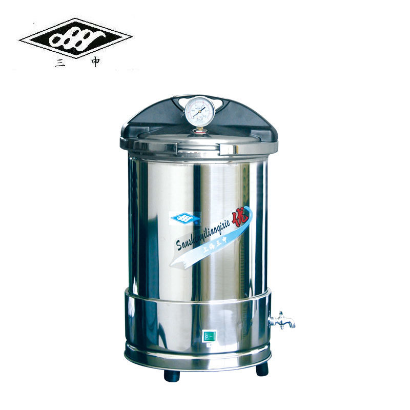 上海三申 YX-280/20 非数控手提式不锈钢压力蒸汽灭菌器灭菌锅