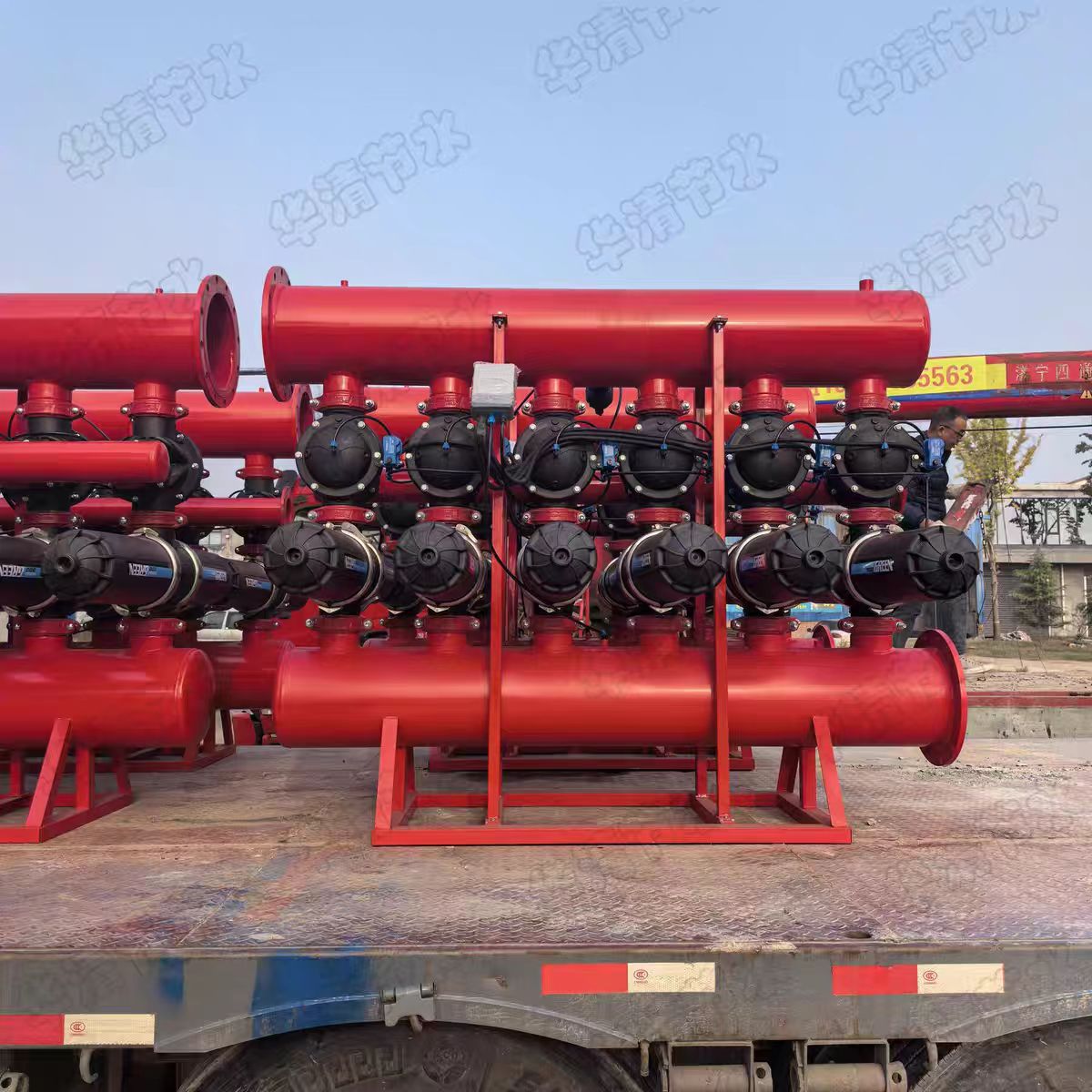 全自动反冲洗砂石过滤器叠片过滤器水肥一体化滴灌设备农业过滤器