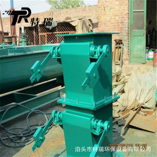 双层翻板阀重锤锁风翻板下料器重锤锁气卸灰阀200耐磨板翻板阀