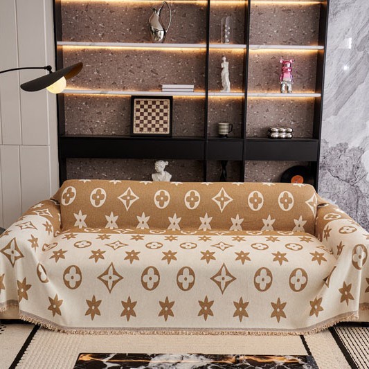 轻奢高级感雪尼尔沙发巾盖布防滑全盖盖巾四季通用沙发套盖毯防尘