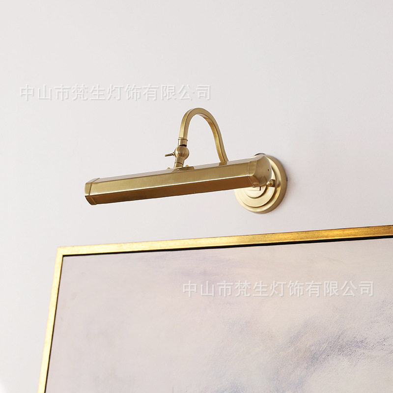 美式复古工业风镜前灯餐厅吧台店铺过道咖啡厅壁灯家用壁画洗墙灯