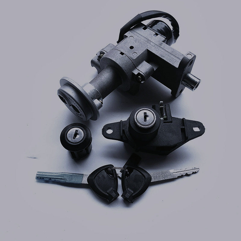 适用VS125摩托车配件HJ125T-22套锁HJ125T-26电门锁VE125T钥匙门