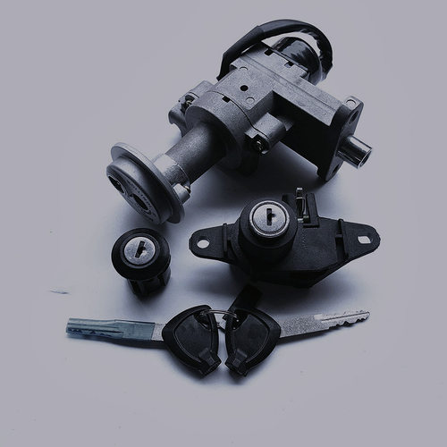 适用VS125摩托车配件HJ125T-22套锁HJ125T-26电门锁VE125T钥匙门
