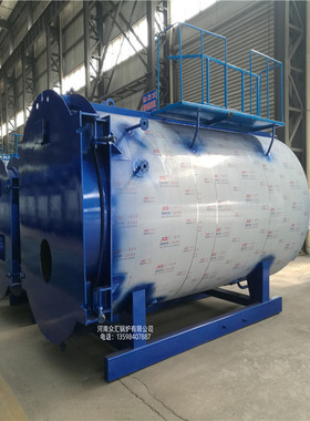 集装箱燃油蒸汽锅炉 WNS2-1.25-YQ重油2吨蒸汽锅炉