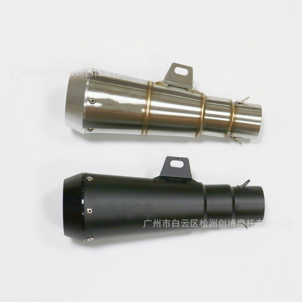 摩托机车排气管CNC条纹越野车改装消声器工厂批量销售尾喉