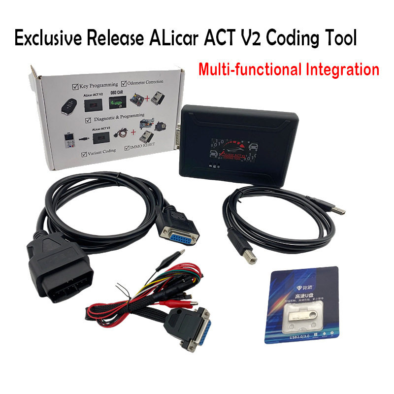 ALicar ACT V2汽车 ECU编程器汽车钥匙里程防盗重置编码工具