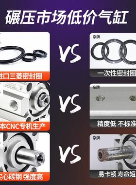 星辰小型气动薄型气缸SDAS32/20/25/16/12/40-10*15*35/SDA50X75B