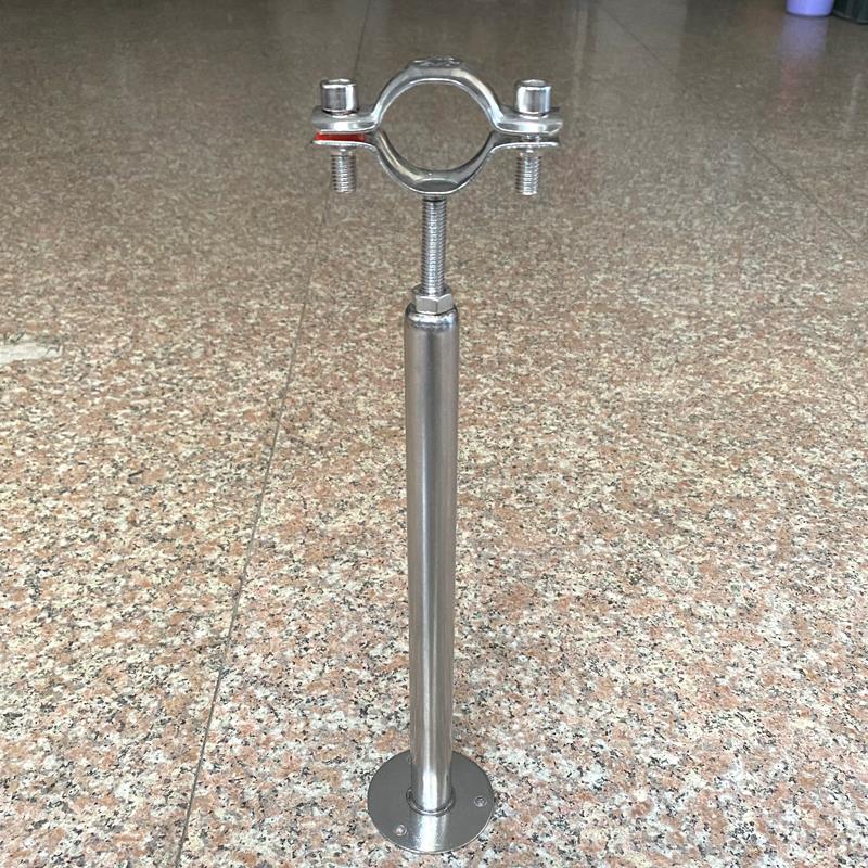 加长不锈钢固定支架瓦斯管道固定夹家用过滤器水管支撑抱箍管夹