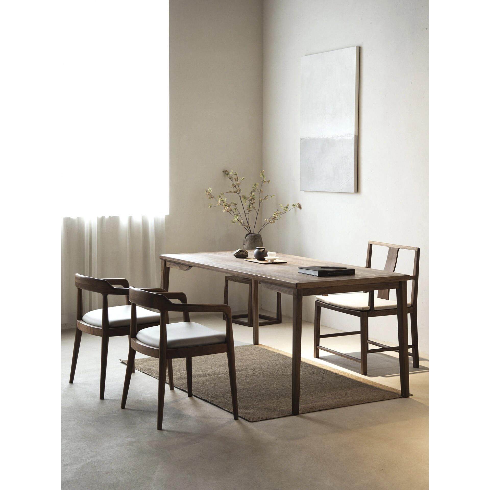 北美黑胡桃木新中式极简茶桌实木现代简约办公室茶几休闲家用茶台,住宅家具,家用茶台/茶桌,淘宝优惠券,粉丝福利购,淘宝优惠卷