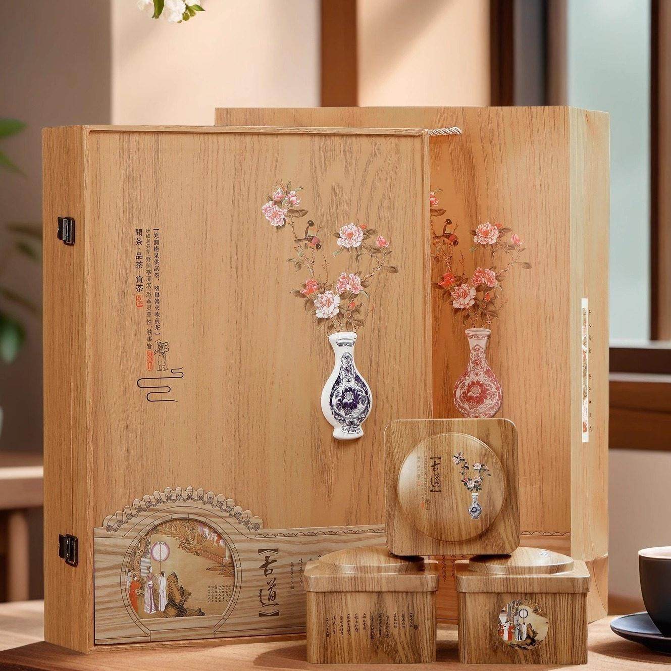 通用茶叶包装高档礼盒铁观音肉桂空盒罐子大红袍岩绿茶红茶礼品盒,餐饮具,茶叶罐,淘宝优惠券,粉丝福利购,淘宝优惠卷