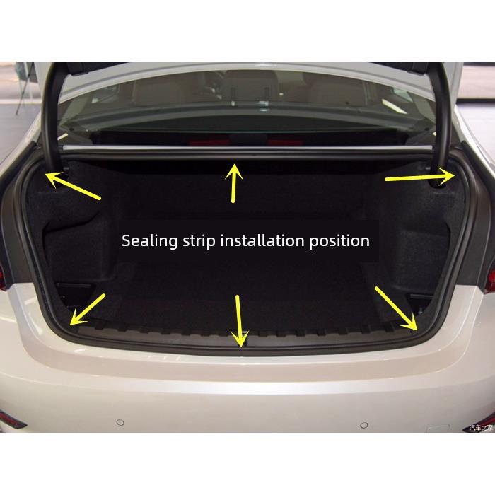 长安悦翔V3 V5 V7后备箱防水防尘密封胶条后尾箱隔音皮条