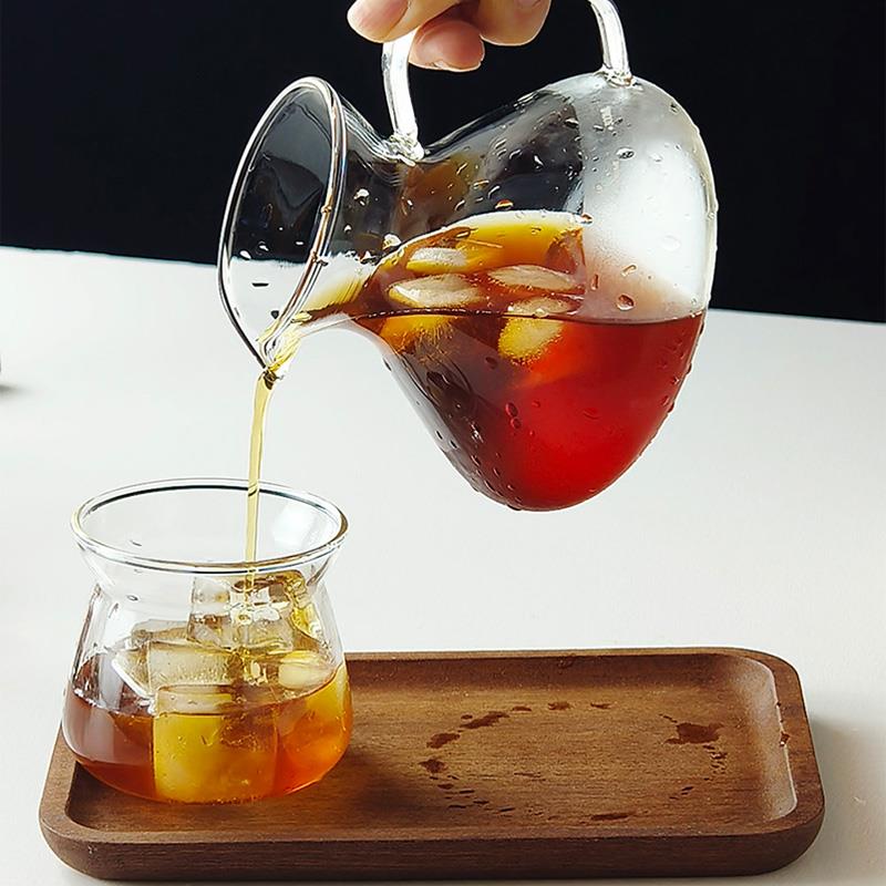 dheer手冲咖啡壶套装大肚咖啡分享壶耐热玻璃v60过滤杯挂耳杯器具