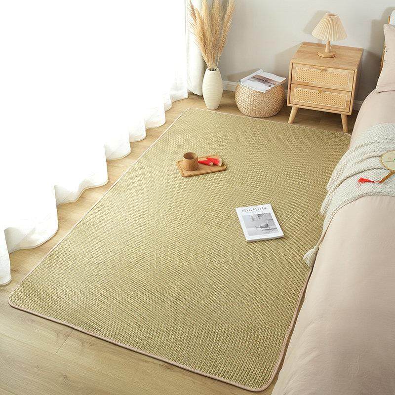 夏天藤编凉席地毯卧室床边地舖垫睡觉垫子家用儿童爬爬垫藤席地垫