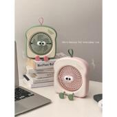 夏天卡通电风扇迷你学生宿舍床上台式 小型家用办公室桌面上小风扇