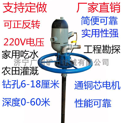 钻井机 打井机 220v手持圆盘打井机 小型钻机 家庭吃水农田灌溉