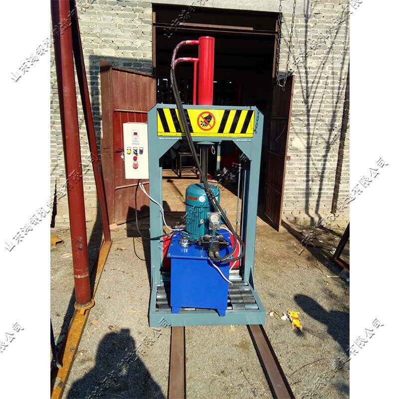 天然橡胶切割机 多功能立式液压胶条分割机 液压胶块切料设备