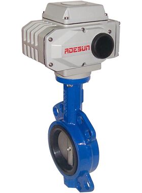 220V开关调节型电动法兰对夹蝶阀铸铁铸钢不锈钢D971X DN 65 80 1