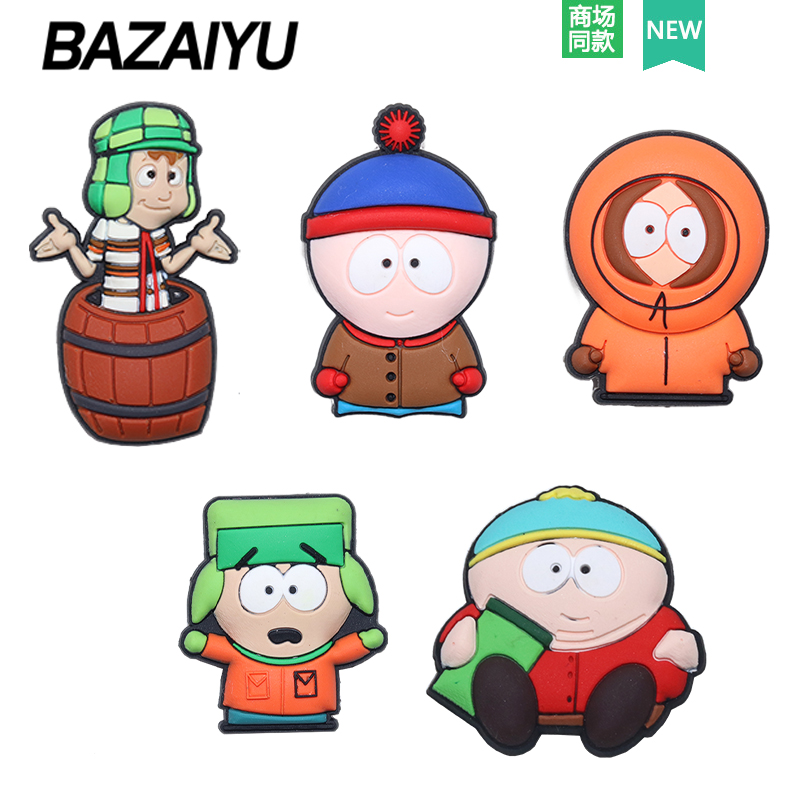 鞋花diy鞋扣配件卡通南方公园