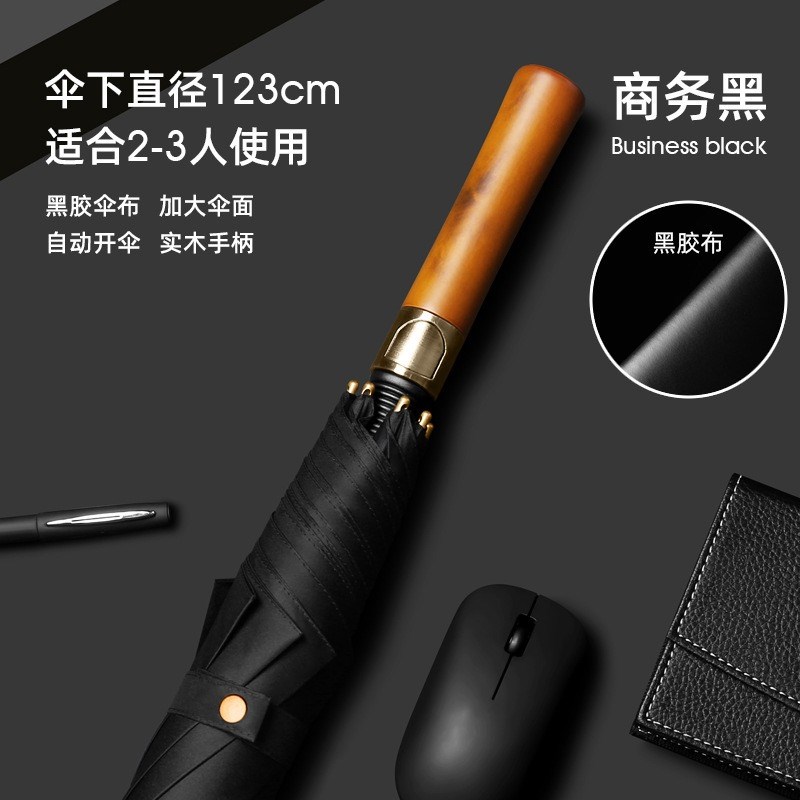 速发大伞高级感男生商务雨伞全多动超强抗风暴加雨号自骨雨伞