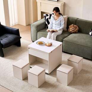 多功能升降茶几餐桌两用二合一可移动折叠茶几桌客厅家用沙发边几