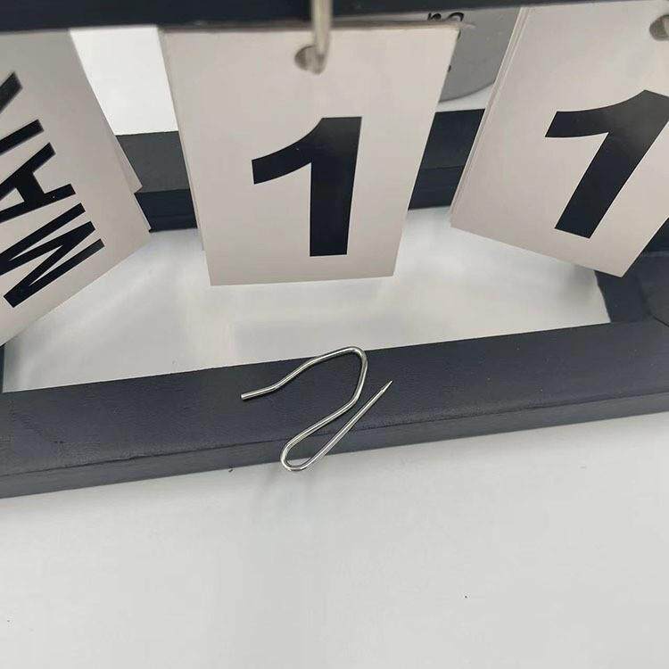 窗帘配件S钩挂钩窗帘钩不锈钢尖钩汽车窗帘勾挂针韩式布带钩子