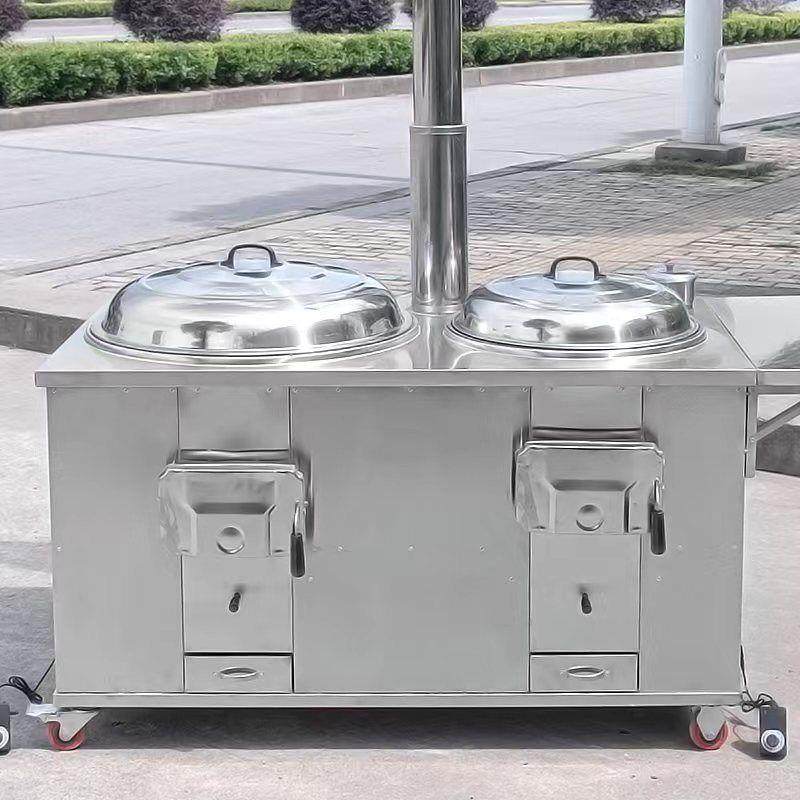 移动柴火灶不锈钢家用烧木柴农村室内无烟防烫烟囱大灶台其他炭