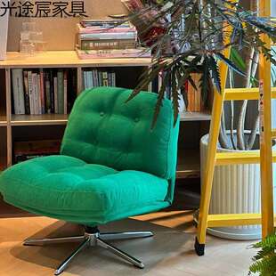 杜威林格单人椅休闲阳台客厅旋转沙发椅子设计师创意网红懒人沙发