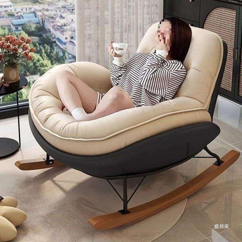 懒人沙发大人躺椅成人客厅单人阳台家用休闲卧室舒适加厚企鹅摇椅