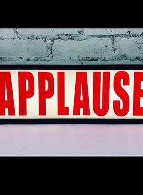 热销APPLAUSE亚克力灯箱创意场景直播灯箱led灯照明气氛
