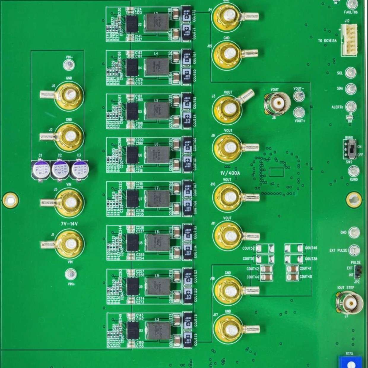DC2888A-B LTC3888+LTC7051 8P同步降压输出电源管理IC开发评估板