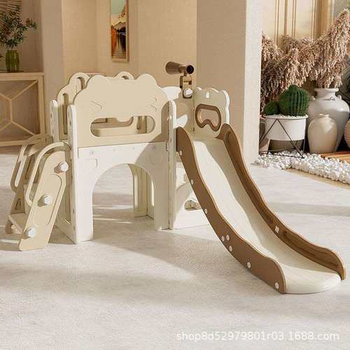 滑滑梯加大加厚儿童玩具室内小型滑梯秋千塑料宝宝滑梯可折叠家用