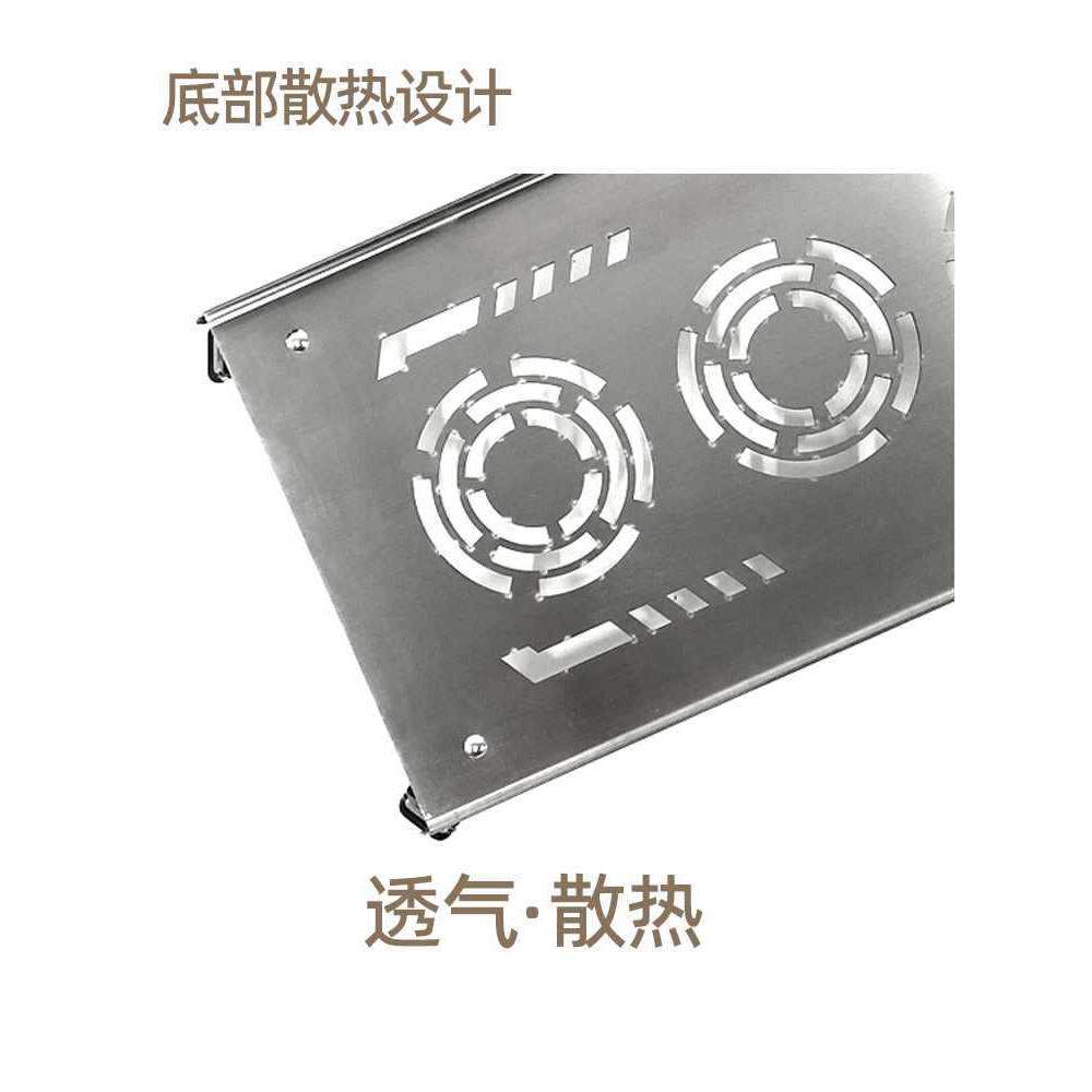 花叶®不锈钢主机箱带轮托架特大号电脑重型底托移动底座承重定