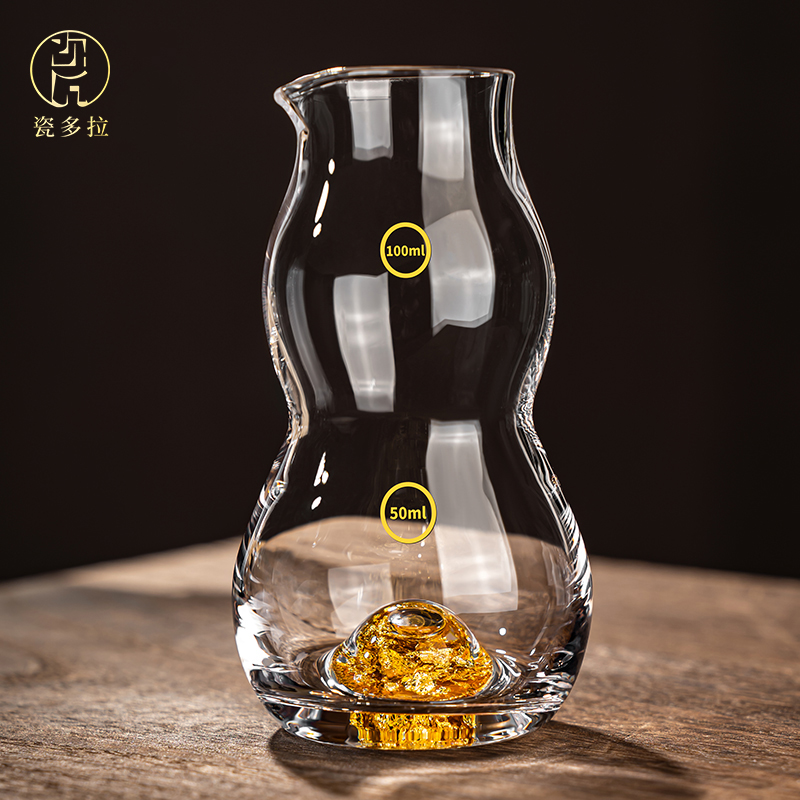 瓷多拉中式葫芦白酒分酒壶