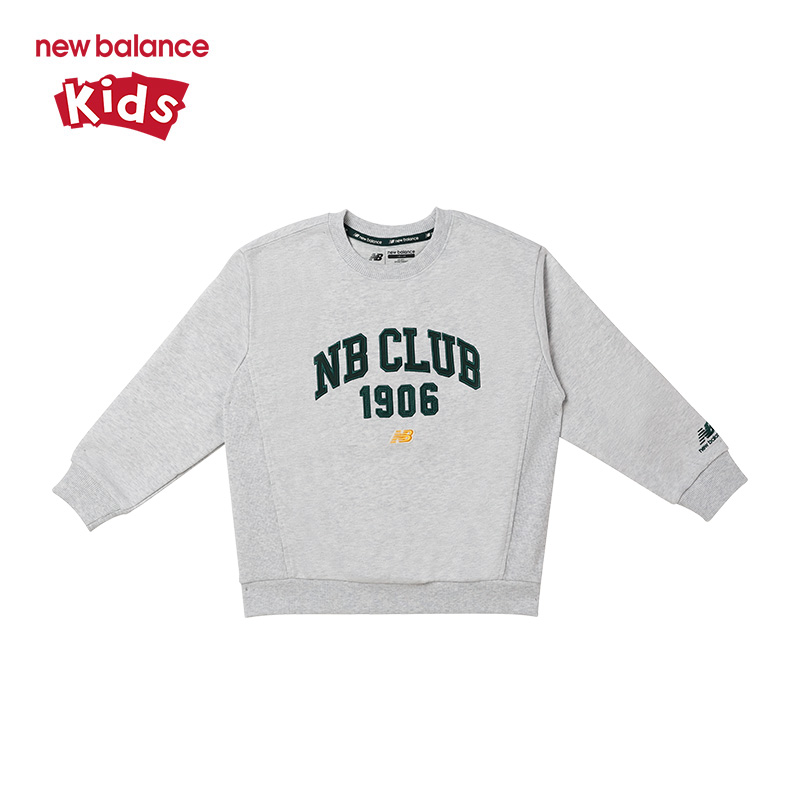NB童装新款男童女童儿童圆领卫衣