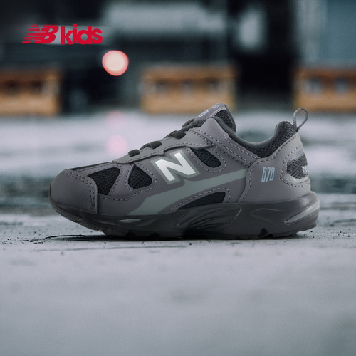 new balance NB童鞋878系列男女童一脚蹬儿童春秋休闲跑步运动鞋