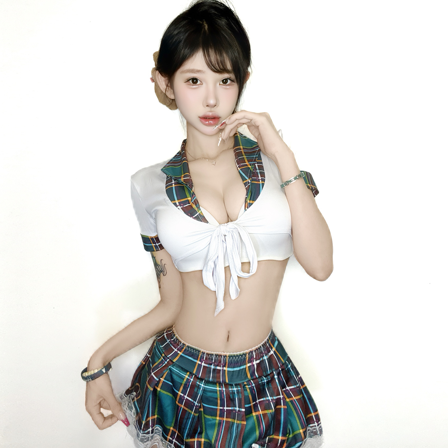 酒吧DS新款女DJ领爵士舞时尚套装