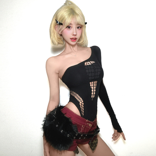 套装 爵士舞时尚 夜场酒吧DS演出服女DJ领舞chic性感辣妹舞台装 新款