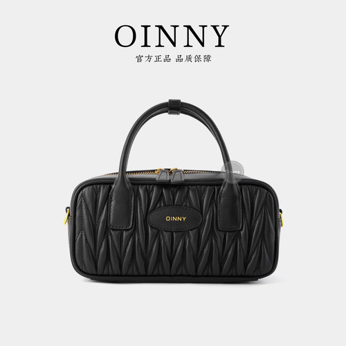 【圣诞礼物现货】Oinny新款高级小众女包手提包包保龄球包2083