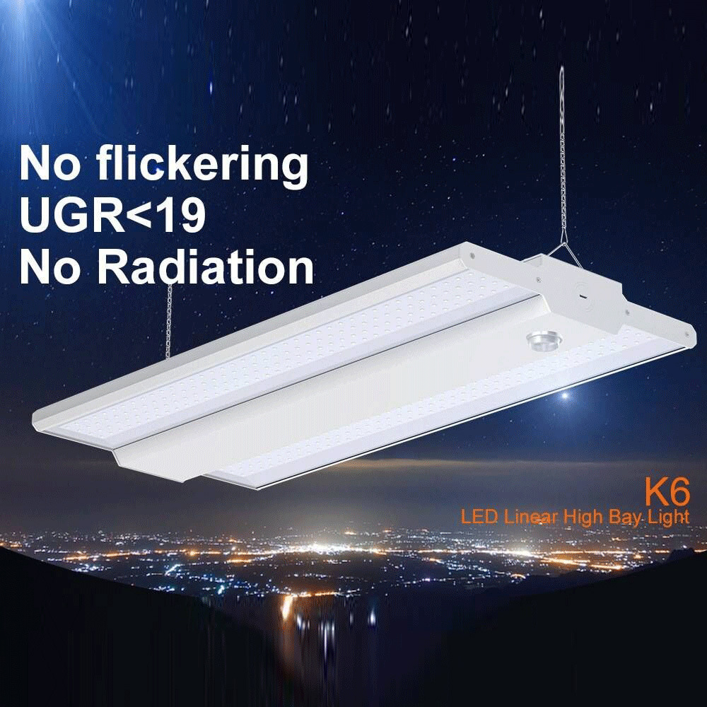 教室专用工矿灯LED防眩光照明灯航空铝面板灯 弘鑫厂家150w吊链灯