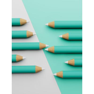 Curly Bunny 橡皮笔精准擦字易擦成线橡皮擦干净擦笔美术生橡皮擦