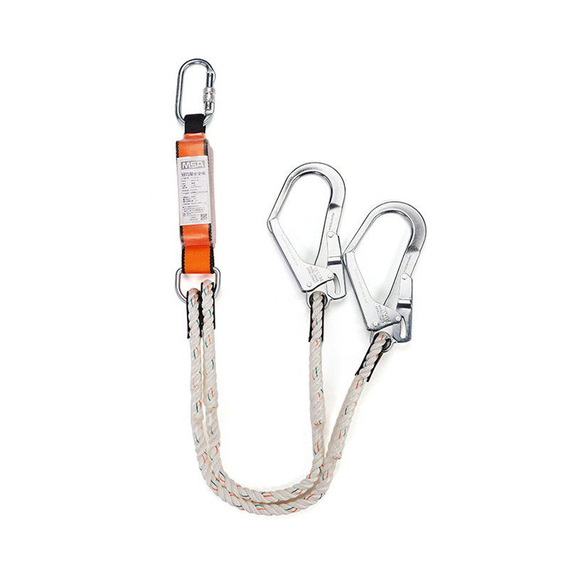 MSA 10237316（老型号10212148） 轻巧星安全绳，双腿大挂钩2m