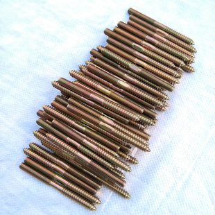 实木铁艺钢楼梯立柱扶手围护栏杆工具配件五金螺丝杆半月木盖