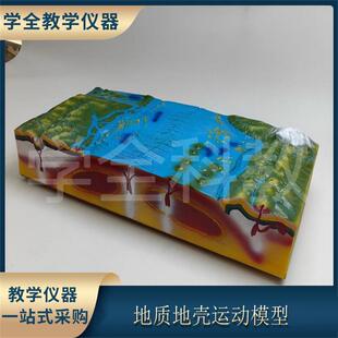板块构造及地表形态模型J34019地质地壳运动模型初中地理教学仪器